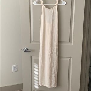 NWT MANGO cream midi dress